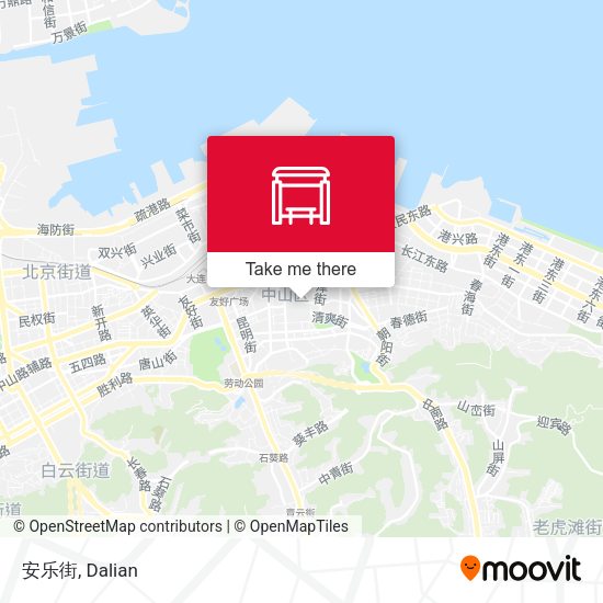 安乐街 map