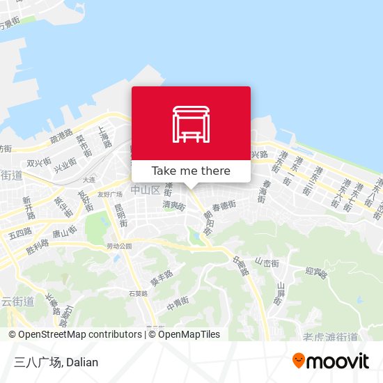 三八广场 map