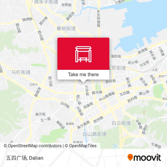 五四广场 map