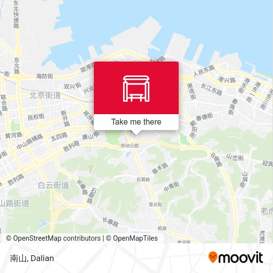 南山 map