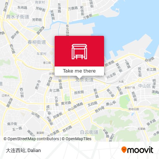 大连西站 map
