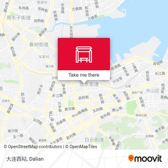 大连西站 map