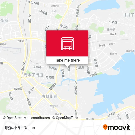 鹏辉小学 map