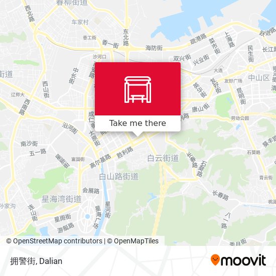 拥警街 map