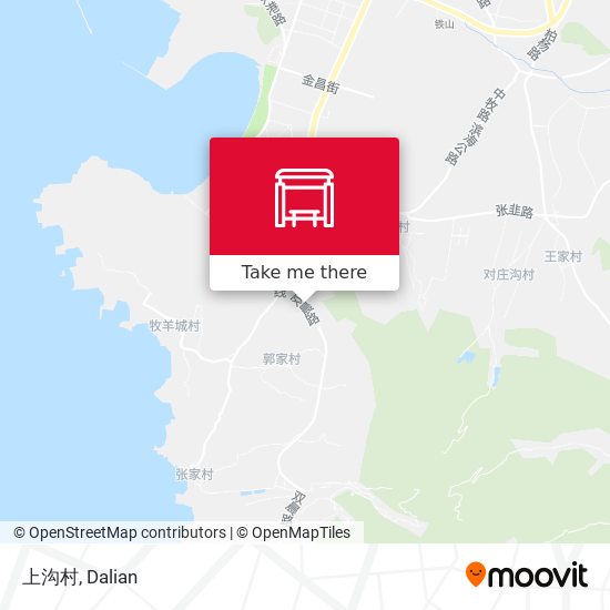 上沟村 map