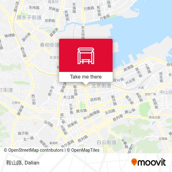 鞍山路 map