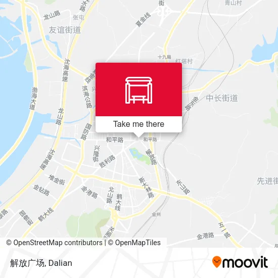 解放广场 map