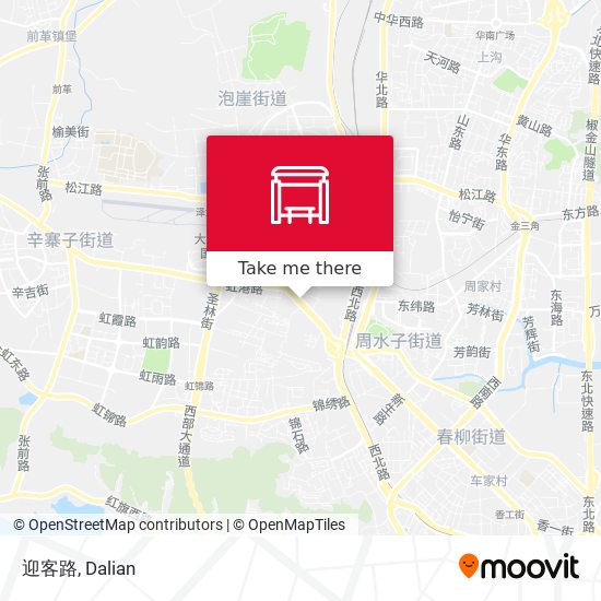 迎客路 map