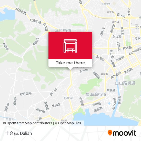 丰台街 map