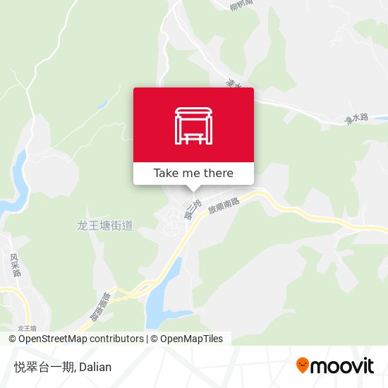 悦翠台一期 map
