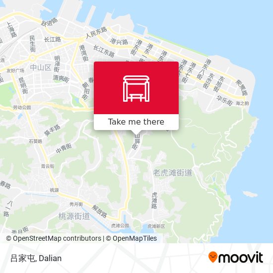 吕家屯 map