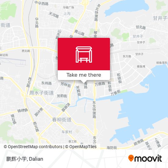 鹏辉小学 map