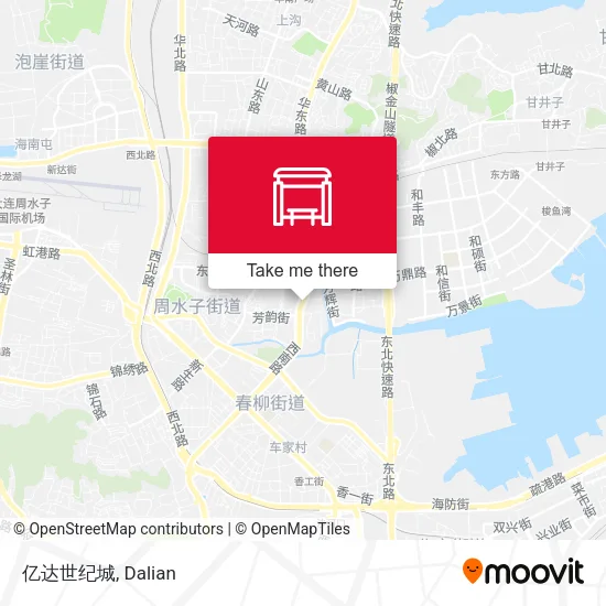 亿达世纪城 map