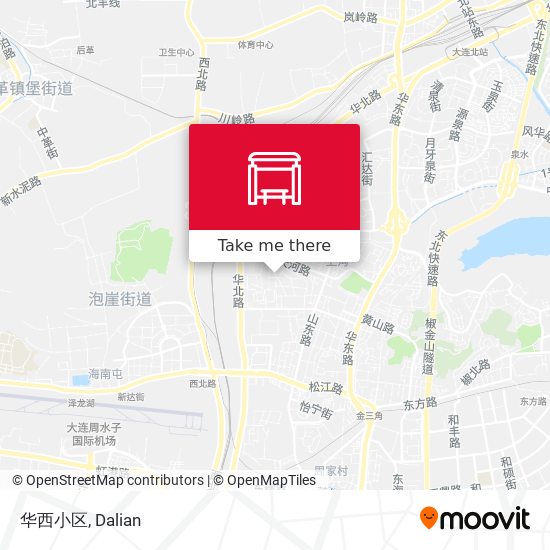 华西小区 map