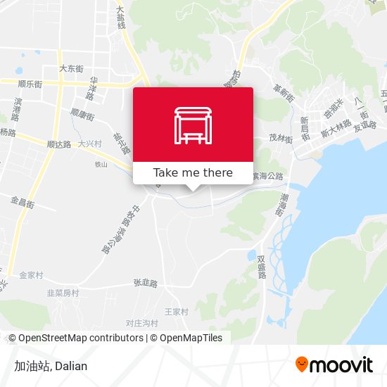 加油站 map