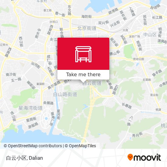 白云小区 map
