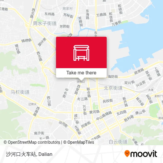 沙河口火车站 map