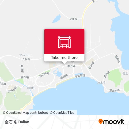 金石滩 map