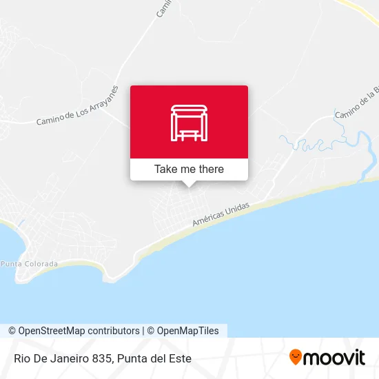 Rio De Janeiro 835 map