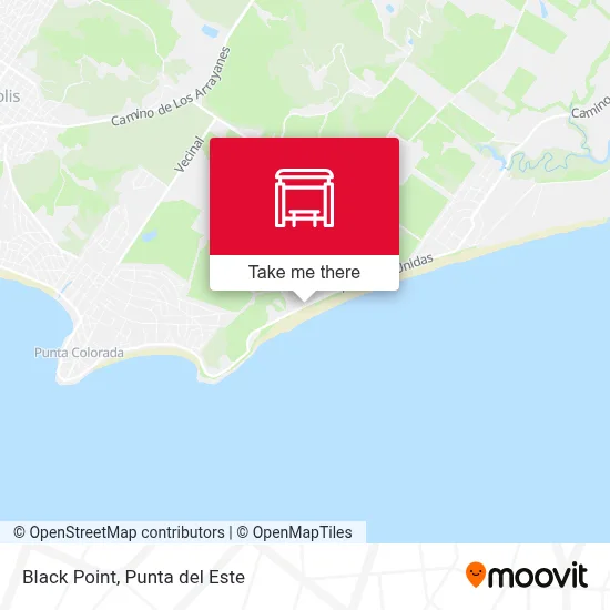 Punta Negra map