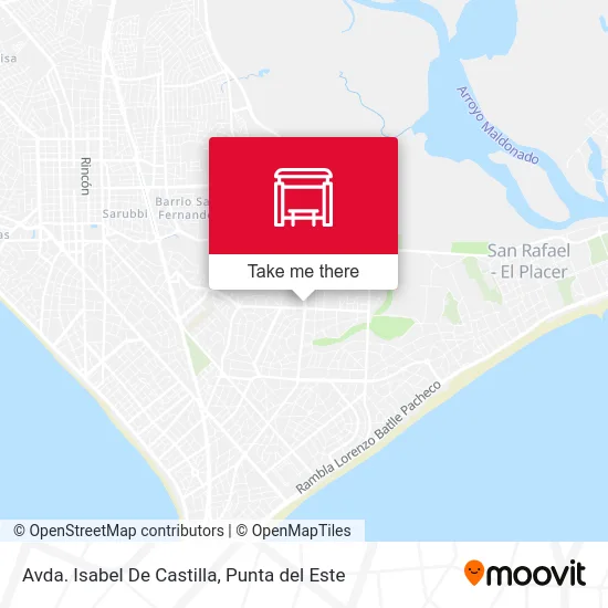 Avda. Isabel De Castilla map