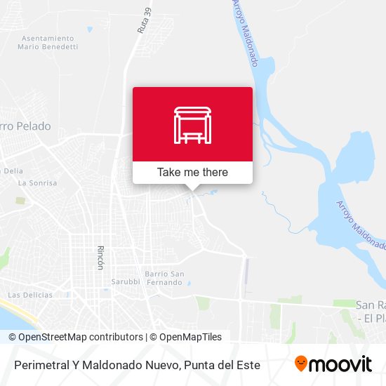 Perimetral Y Maldonado Nuevo map