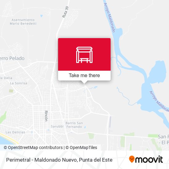 Mapa de Perimetral - Maldonado Nuevo
