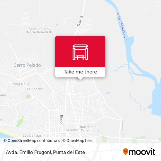 Avda. Emilio Frugoni map