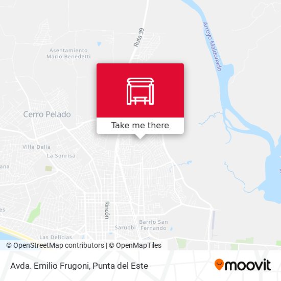Avda. Emilio Frugoni map