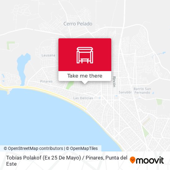 Mapa de Tobías Polakof (Ex 25 De Mayo) / Pinares