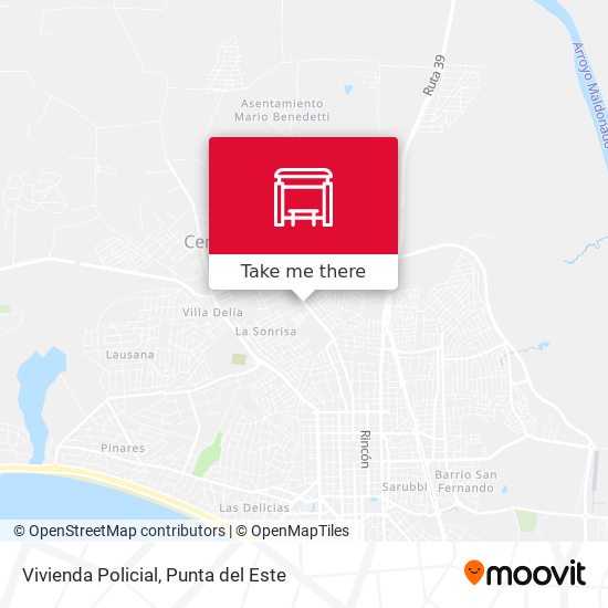 Vivienda Policial map