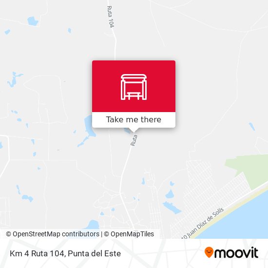 Mapa de Km 4 Ruta 104