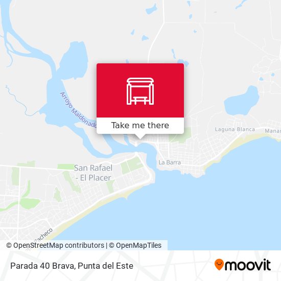Mapa de Parada 40 Brava