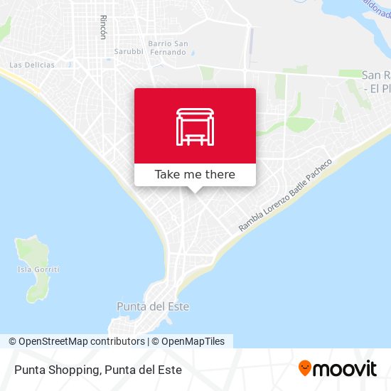 Mapa de Punta Shopping
