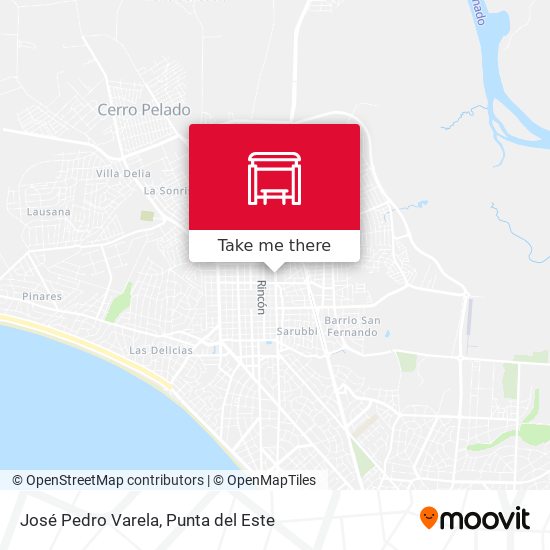 José Pedro Varela map