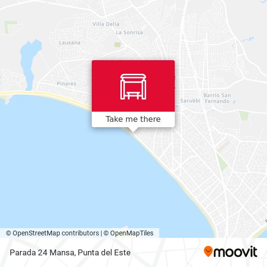 Mapa de Parada 24 Mansa