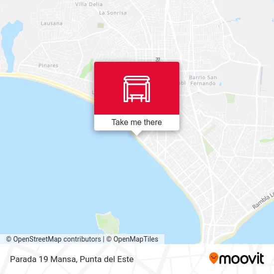 Parada 19 Mansa map