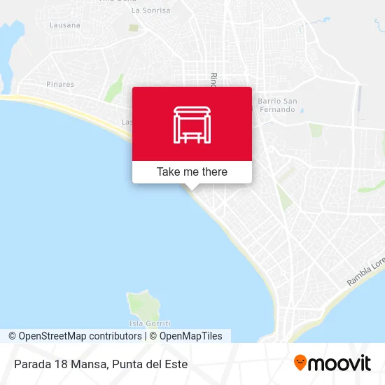 Parada 18 Mansa map
