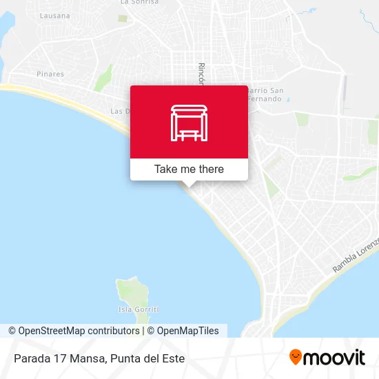 Parada 17 Mansa map