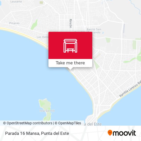 Mapa de Parada 16 Mansa