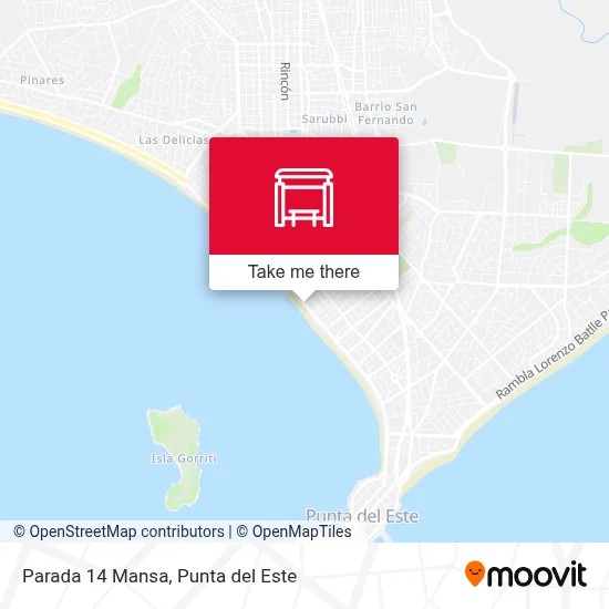Parada 14 Mansa map