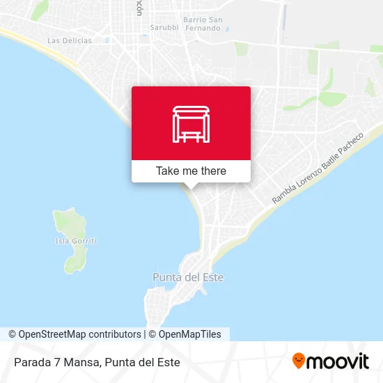 Parada 7 Mansa map