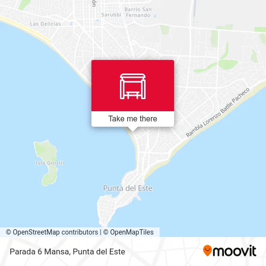 Parada 6 Mansa map