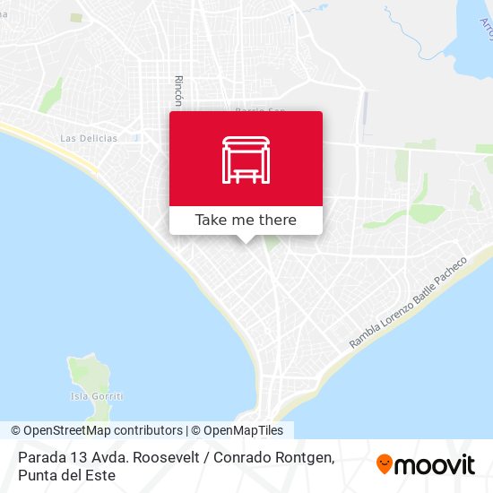Mapa de Parada 13 Avda. Roosevelt / Conrado Rontgen