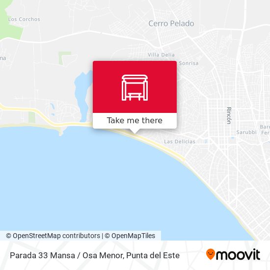 Parada 33 Mansa / Osa Menor map