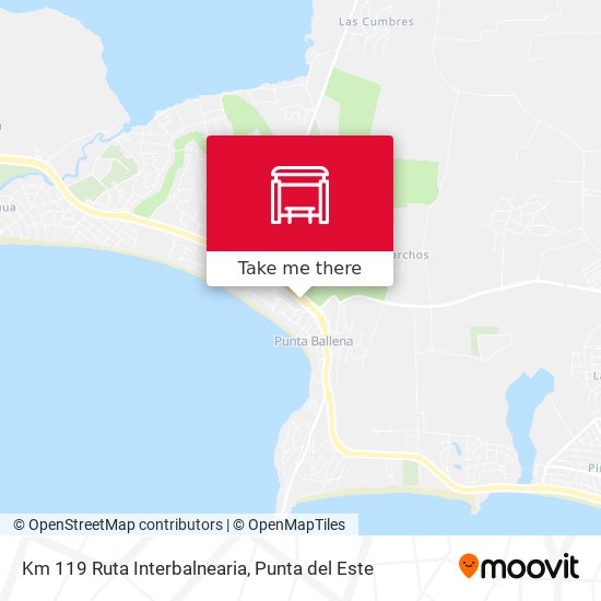 Mapa de Km 119 Ruta Interbalnearia