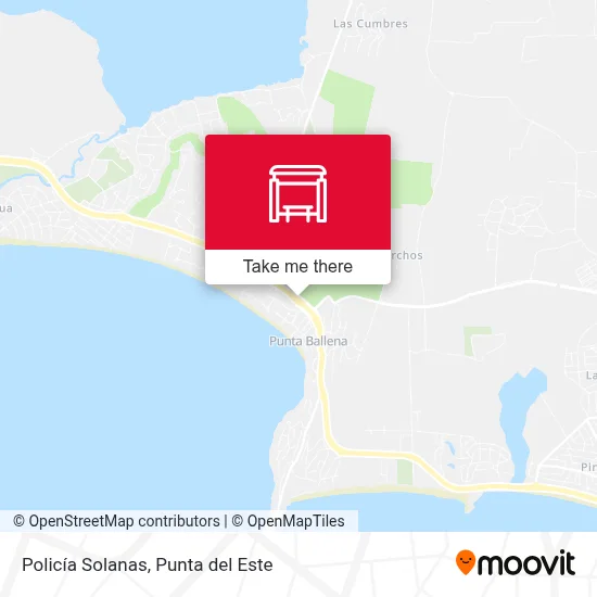 Policía Solanas map
