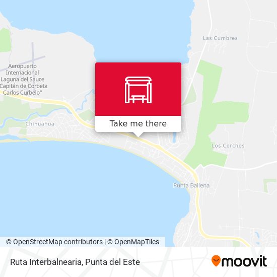 Ruta Interbalnearia map