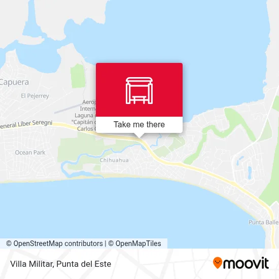 Villa Militar map
