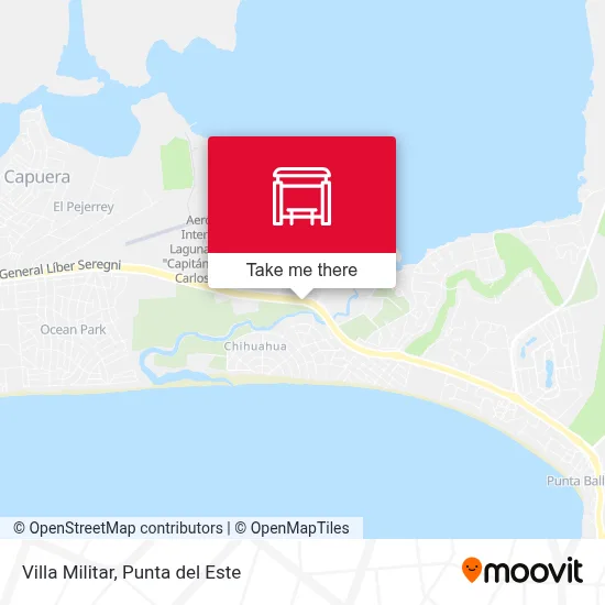 Villa Militar map